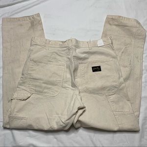 Stan Ray Painter Carpenter Work Pants White USA Made Size 34 x 32